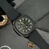 Чоловічий годинник Skmei 2091BKGDBK Black-Gold-Black фото 5