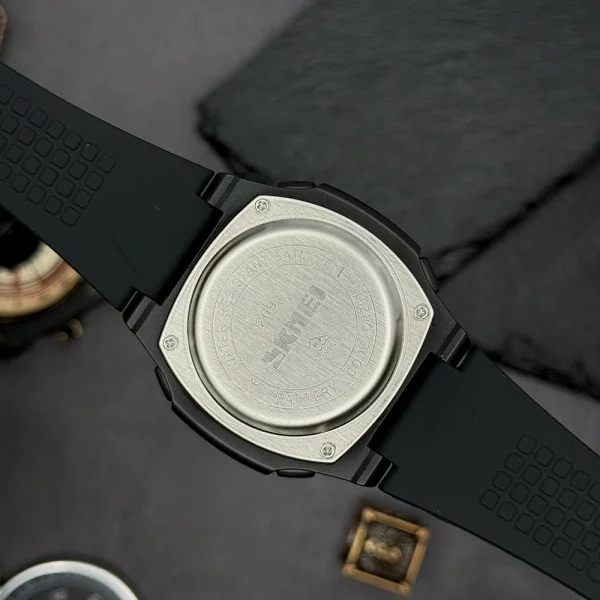 Чоловічий годинник Skmei 2091BKGDBK Black-Gold-Black фото 9