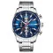 Curren 8351 Silver-Blue