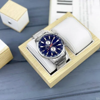 Чоловічий годинник Curren 8351 Silver-Blue