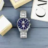Чоловічий годинник Curren 8351 Silver-Blue фото 5
