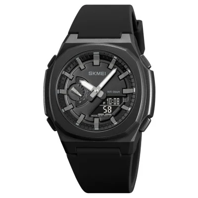 Чоловічий годинник Skmei 2091BKGYBK Black-Grey-Black