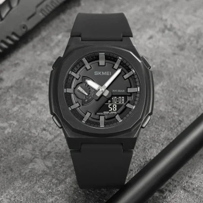 Чоловічий годинник Skmei 2091BKGYBK Black-Grey-Black