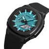 Мужские часы Skmei 2091BKLTBUWT Blask-Lignt Blue-White фото 3