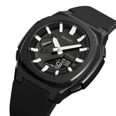 Чоловічий годинник Skmei 2091BKWTBK Black-White-Black