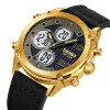 Чоловічий годинник Skmei 1975LGDWT Lignt Gold-White фото 3