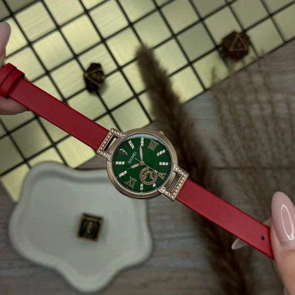 Жіночий годинник Skmei 1977RD Red фото 6