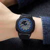 Мужские часы Skmei 2091BKBUBK Black-Blue-Black фото 3