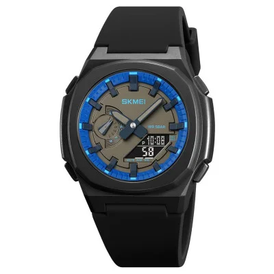 Чоловічий годинник Skmei 2091BKBUBK Black-Blue-Black