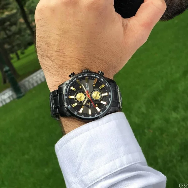 Мужские часы Curren 8351 Black-Gold фото 8