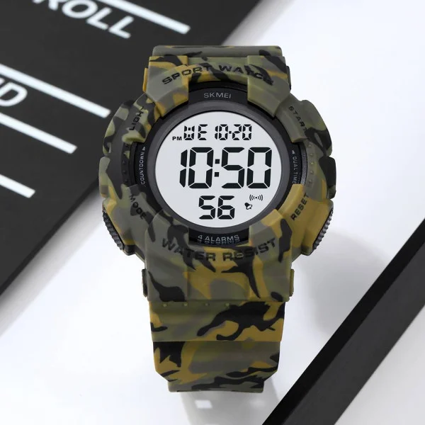 Мужские часы Skmei 2081CMGNWT Camo Green-White фото 4