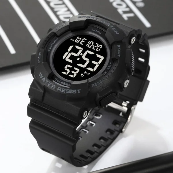 Электронные часы Skmei 2081BKBK Black-Black фото 4