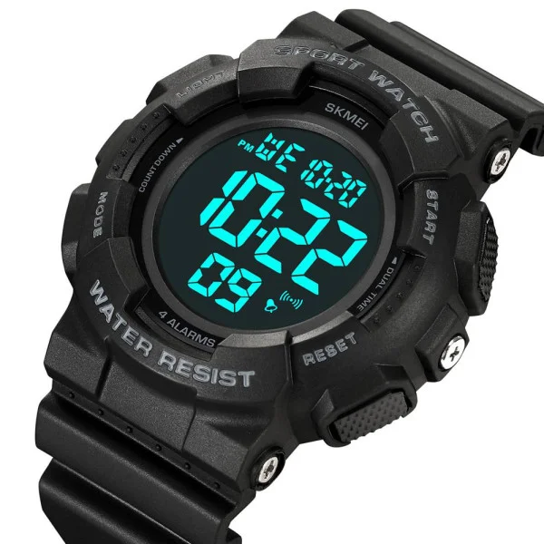 Електронний годинник Skmei 2081BKBK Black-Black фото 3