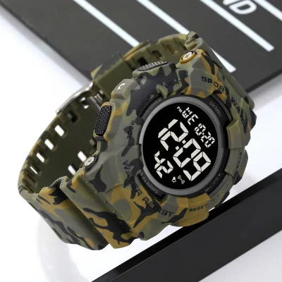 Чоловічий годинник Skmei 2081CMGNBK Camo Green-Black