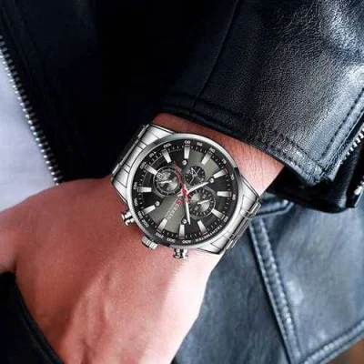 Чоловічий годинник Curren 8351 Silver-Black