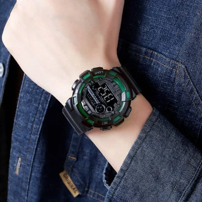 Чоловічий годинник Skmei 2110BKGN Black-Green