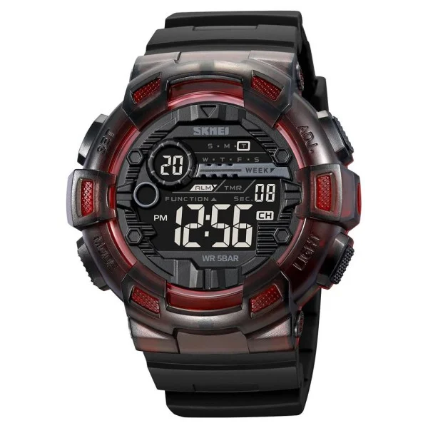 Чоловічий годинник Skmei 2110BKRD Black-Red фото 1