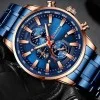 Мужские часы Curren 8351 Blue-Cuprum фото 3