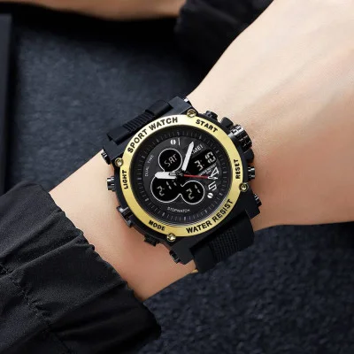 Чоловічий годинник Skmei 2065BKGD Black-Gold