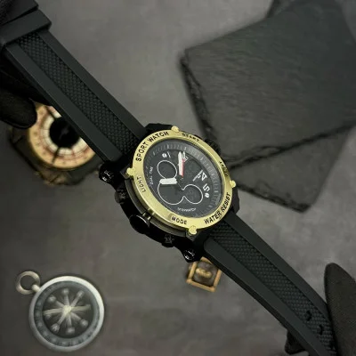 Чоловічий годинник Skmei 2065BKGD Black-Gold