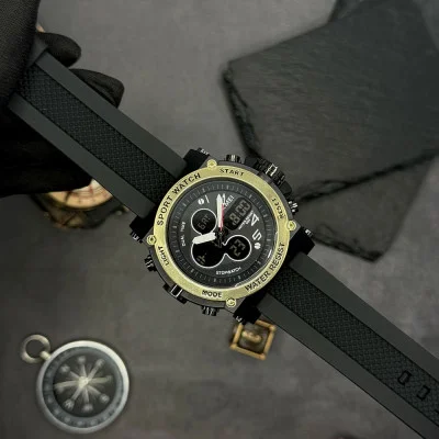 Чоловічий годинник Skmei 2065BKGD Black-Gold