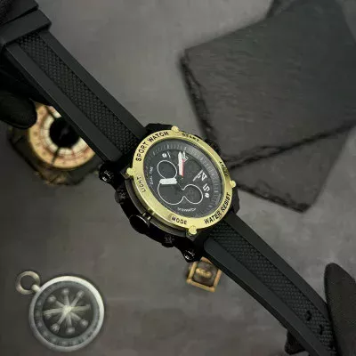 Чоловічий годинник Skmei 2065BKGD Black-Gold