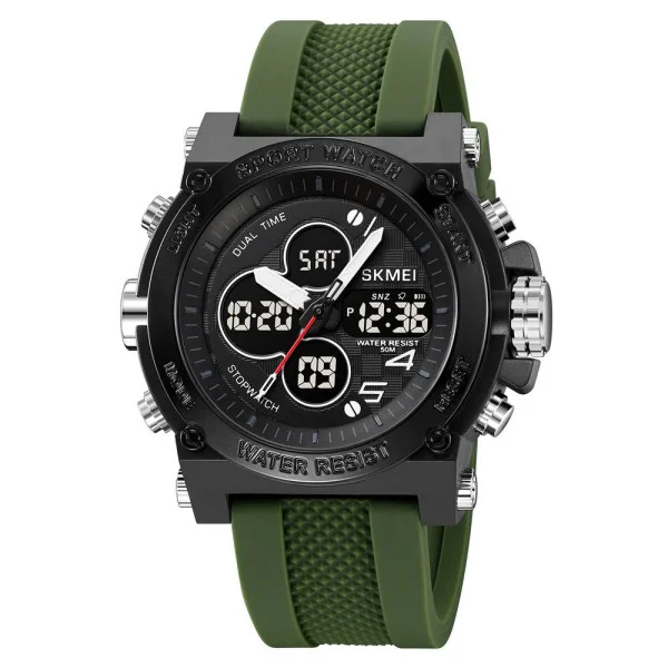 Мужские часы Skmei 2065AG Army Green фото 1