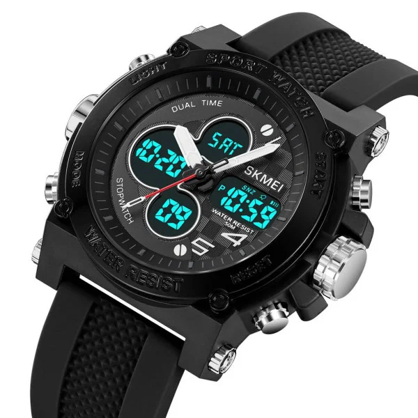 Чоловічий годинник Skmei 2065BKBK Black-Black фото 3