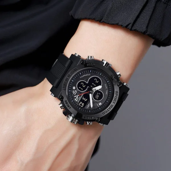 Чоловічий годинник Skmei 2065BKBK Black-Black фото 5