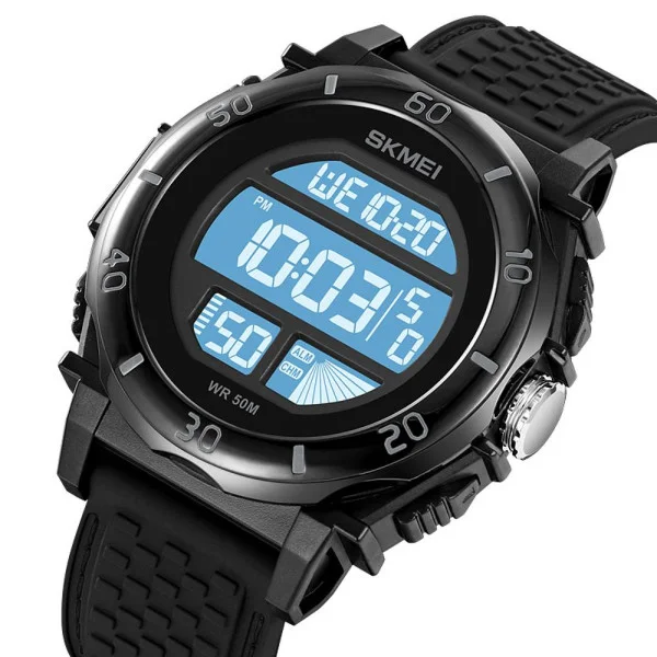 Мужские часы Skmei 2099BKWT Black-White фото 3
