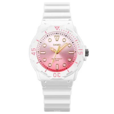Дитячий годинник Skmei 2012WT White