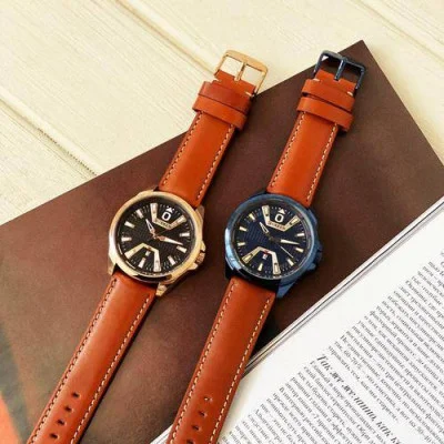 Мужские часы Curren 8379 Cuprum-Black-Brown