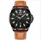 Curren 8379 Black-Brown