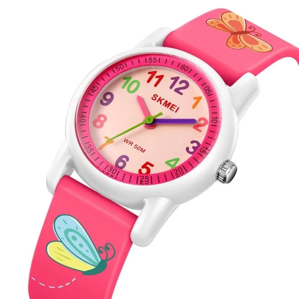 Дитячий годинник Skmei 2157PKWT Pink-White фото 3
