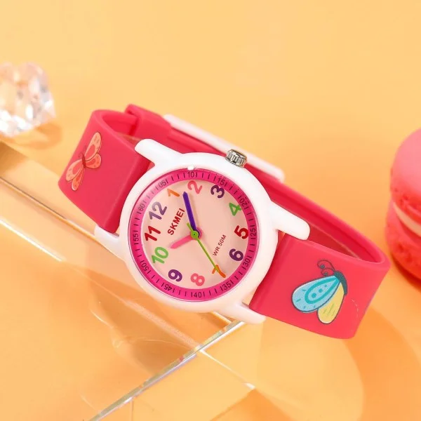 Дитячий годинник Skmei 2157PKWT Pink-White фото 4