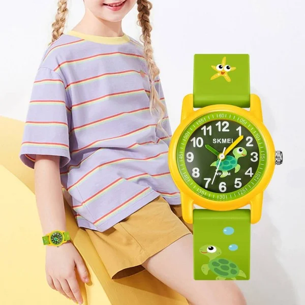 Дитячий годинник Skmei 2157GNYL Green-Yellow фото 5