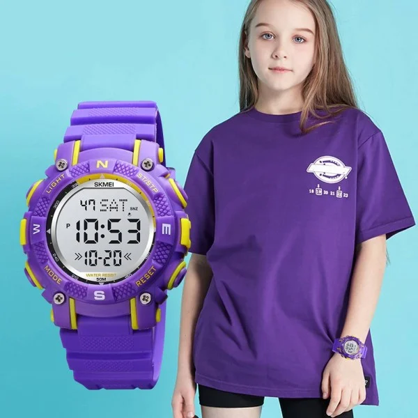 Дитячий годинник Skmei 1613PL Purple фото 5