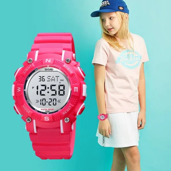 Дитячий годинник Skmei 1613PK Pink фото 5