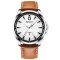 Curren 8379 Silver-White-Brown