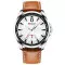 Curren 8379 Silver-White-Brown