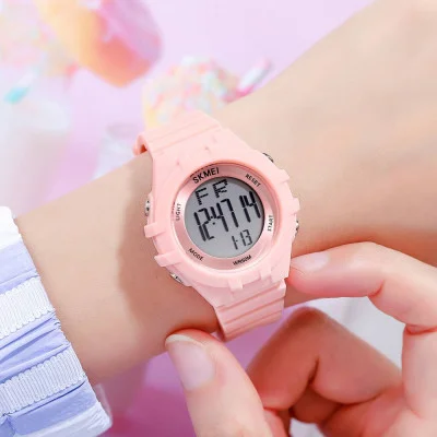 Дитячий годинник Skmei 1716LPK Light Pink