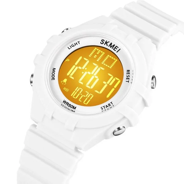 Дитячий годинник Skmei 1716WT White фото 4