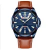 Чоловічий годинник Curren 8379 Blue-Brown фото 2