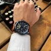 Чоловічий годинник Curren 8379 Blue-Brown фото 8