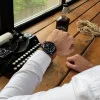 Чоловічий годинник Curren 8379 Blue-Brown фото 9