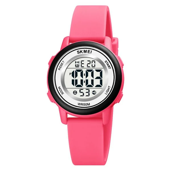 Дитячий годинник Skmei 1721PW Pink-Black фото 1