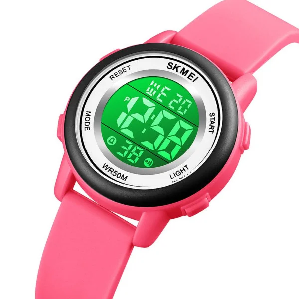 Дитячий годинник Skmei 1721PW Pink-Black фото 5