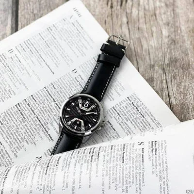 Мужские часы Curren 8379 Silver-Black