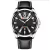 Мужские часы Curren 8379 Silver-Black фото 2