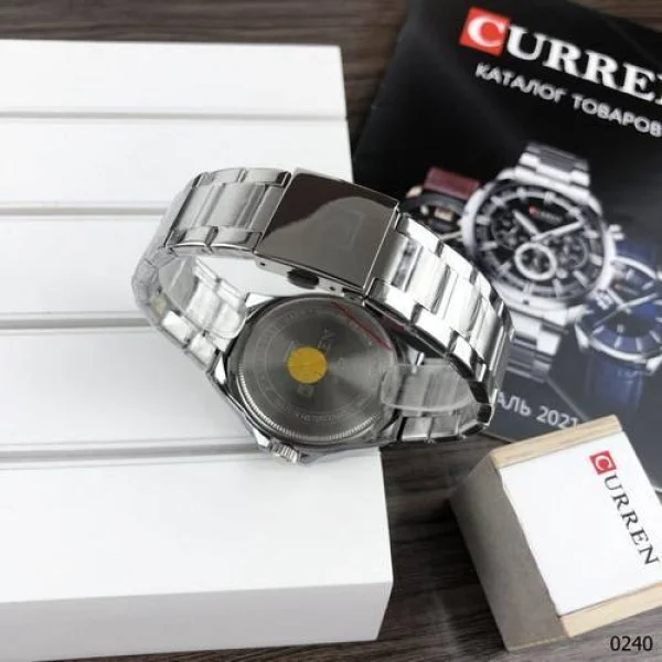 Мужские часы Curren 8375 Silver-Blue фото 7